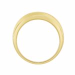14K YELLOW GOLD 1CT ROUND DIAMOND MEN'S BAND - Image 2