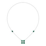 18K WHITE GOLD 1/5CT ROUND DIAMOND LADIES NECKLACE