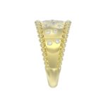 10K YELLOW GOLD 1/2CT ROUND DIAMOND LADIES RING - Image 4