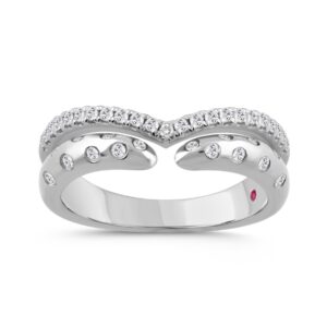 14K WHITE GOLD 1/3CT ROUND DIAMOND LADIES RING