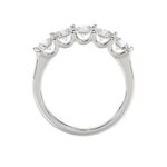 14K WHITE GOLD 1CT ROUND DIAMOND LADIES BAND - Image 3