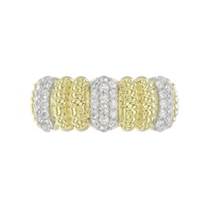 14K YELLOW GOLD 1/2CT ROUND DIAMOND LADIES BAND