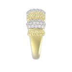 14K YELLOW GOLD 1/2CT ROUND DIAMOND LADIES BAND - Image 4