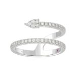 18K WHITE GOLD 1/3CT ROUND DIAMOND LADIES RING