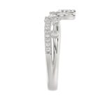 18K WHITE GOLD 1/3CT ROUND DIAMOND LADIES RING - Image 5