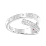 18K WHITE GOLD 1/3CT ROUND DIAMOND LADIES RING