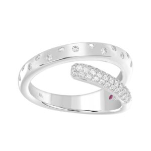 18K WHITE GOLD 1/3CT ROUND DIAMOND LADIES RING