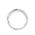 18K WHITE GOLD 1/3CT ROUND DIAMOND LADIES RING - Image 2