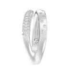 18K WHITE GOLD 1/3CT ROUND DIAMOND LADIES RING - Image 3
