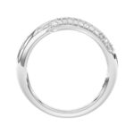 18K WHITE GOLD 1/3CT ROUND DIAMOND LADIES RING - Image 2