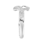 18K WHITE GOLD 1/3CT ROUND DIAMOND LADIES RING - Image 3