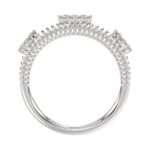 18K WHITE GOLD 1/3CT ROUND DIAMOND LADIES RING - Image 3
