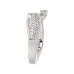 18K WHITE GOLD 1/4CT ROUND DIAMOND LADIES RING - Image 3