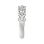18K WHITE GOLD 1CT ROUND DIAMOND LADIES BAND - Image 3