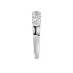 18K WHITE GOLD 1CT ROUND DIAMOND LADIES BAND - Image 4