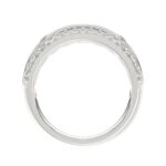 18K WHITE GOLD 1CT ROUND/MARQUISE DIAMOND LADIES BAND - Image 3