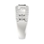 18K WHITE GOLD 1CT ROUND/MARQUISE DIAMOND LADIES BAND - Image 4