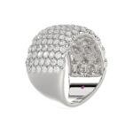 18K WHITE GOLD 2 1/4CT ROUND DIAMOND LADIES BAND - Image 2