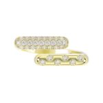 18K YELLOW GOLD 1/2CT ROUND DIAMOND LADIES RING - Image 4