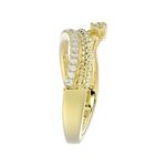 18K YELLOW GOLD 1/4CT ROUND DIAMOND LADIES RING - Image 3