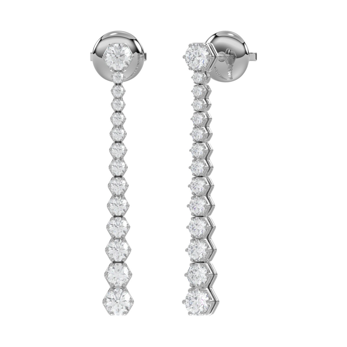 19177202_VA24720W-14K-1201x1201.jpg 14K WHITE GOLD 3/4CT ROUND DIAMOND LADIES EARRINGS - Image 1