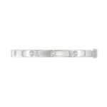 18K WHITE GOLD 1/2CT ROUND DIAMOND LADIES BANGLE - Image 5