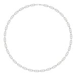 14K WHITE GOLD 1CT ROUND DIAMOND LADIES NECKLACE
