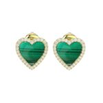 18K YELLOW GOLD 1/3CT ROUND DIAMOND LADIES EARRINGS