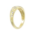 10K YELLOW GOLD 1/3CT ROUND DIAMOND LADIES RING - Image 3