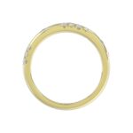 10K YELLOW GOLD 1/3CT ROUND DIAMOND LADIES RING - Image 5