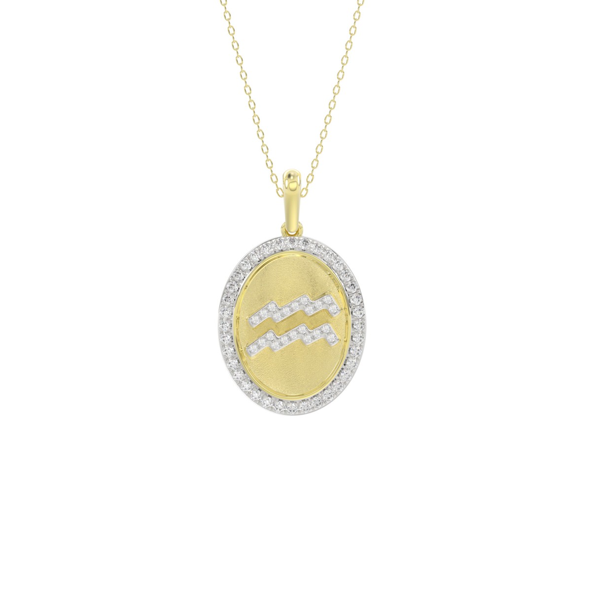 19223312_VA34828Y-1201x1201.jpg 10K YELLOW GOLD 1/4CT ROUND DIAMOND LADIES PENDANT WITH CHAIN - Image 1