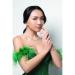 14K WHITE GOLD 1 1/2CT ROUND/PEAR DIAMOND LADIES BAND - Image 5