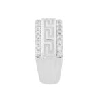 14K WHITE GOLD 1CT ROUND DIAMOND MEN'S BAND - Image 3