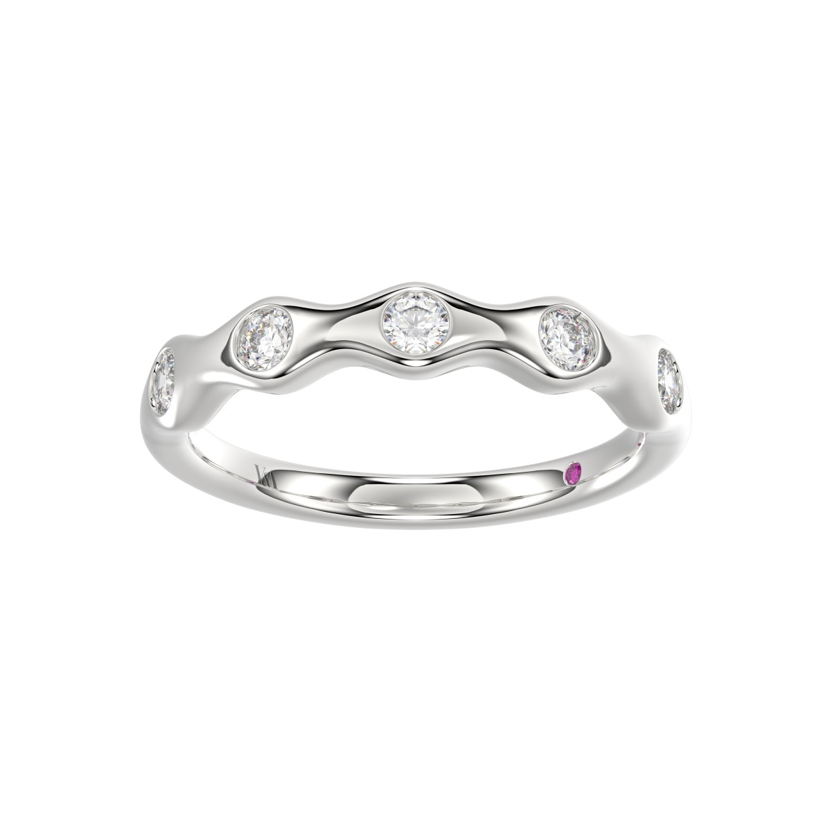 19223470_VA11597W-1201x1201.jpg 14K WHITE GOLD 3/8CT ROUND DIAMOND LADIES BAND - Image 1