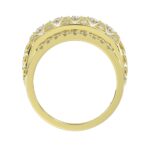 14K YELLOW GOLD 1 1/2CT ROUND DIAMOND MEN'S RINGS - Image 2