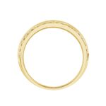 14K YELLOW GOLD 1CT ROUND DIAMOND MEN'S BAND - Image 2