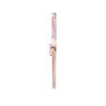 18K ROSE GOLD 1/2CT ROUND DIAMOND LADIES BANGLE (AURORA PINK ENAMEL) - Image 5
