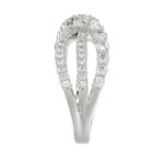 18K WHITE GOLD 1 1/3CT ROUND DIAMOND LADIES BAND - Image 4