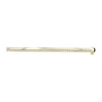 18K YELLOW GOLD 1/2CT ROUND DIAMOND LADIES BANGLE (SOFT WHITE ENAMEL) - Image 4
