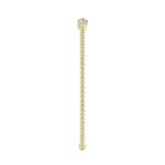 18K YELLOW GOLD 1/5CT ROUND DIAMOND LADIES BANGLE - Image 3