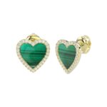 18K YELLOW GOLD 1/3CT ROUND DIAMOND LADIES EARRINGS - Image 3