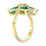 18K YELLOW GOLD 1/5CT ROUND DIAMOND LADIES RING - Image 3