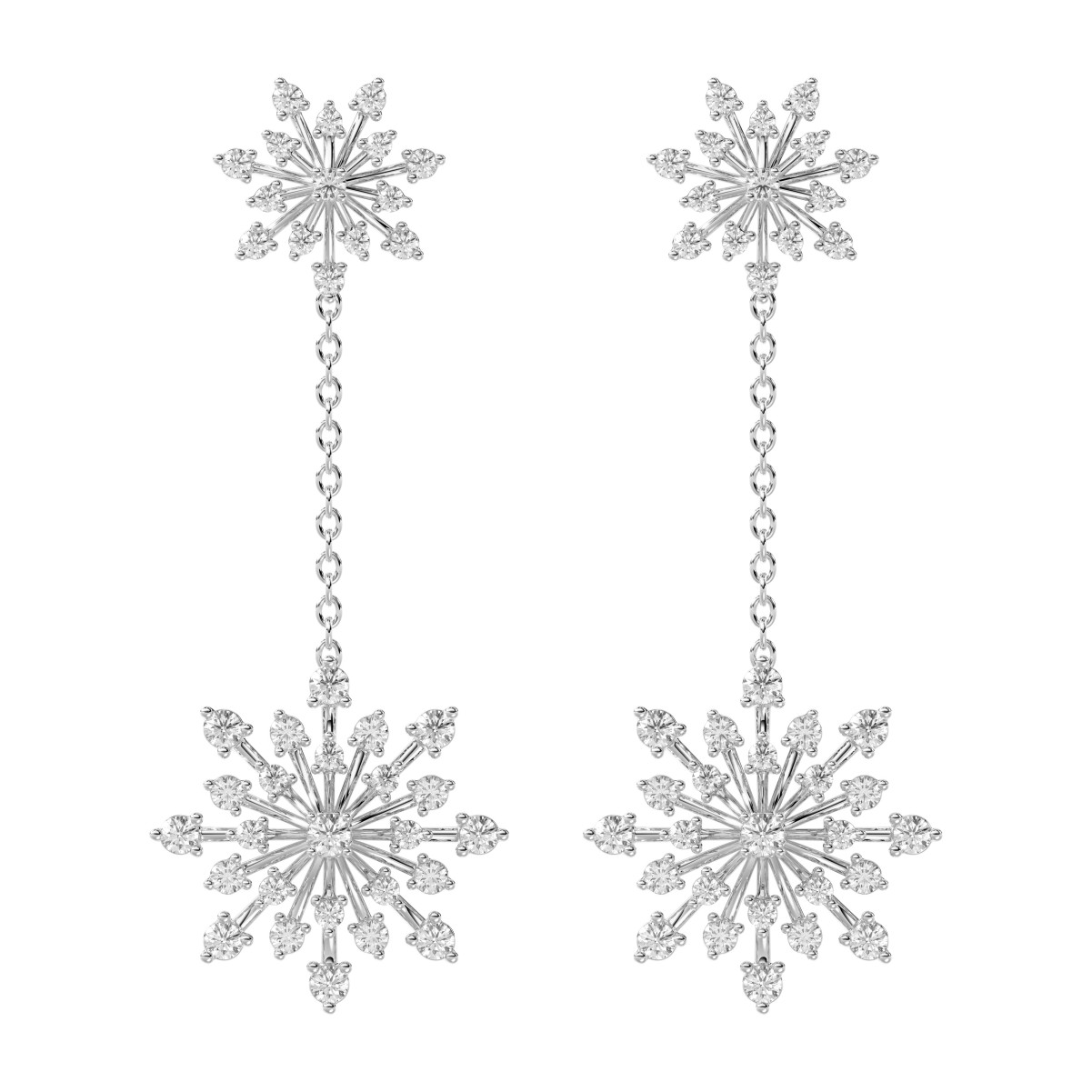 19224503_VA21068W-1201x1201.jpg 18K WHITE GOLD 1CT ROUND DIAMOND LADIES EARRINGS - Image 1