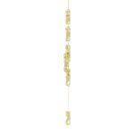 18K YELLOW GOLD 1CT ROUND DIAMOND LADIES NECKLACE - Image 3