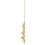 18K YELLOW GOLD 2 1/4CT ROUND DIAMOND LADIES NECKLACE - Image 3