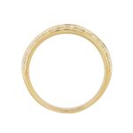 14K YELLOW GOLD 1CT ROUND DIAMOND MEN'S BAND - Image 2