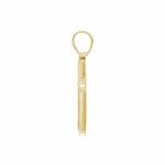 14K YELLOW GOLD 3/4CT ROUND DIAMOND MEN'S PENDANT - Image 3