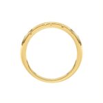 14K YELLOW GOLD 1/3CT ROUND DIAMOND LADIES BAND - Image 2