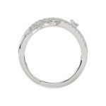 18K WHITE GOLD 1/3CT ROUND DIAMOND LADIES RING - Image 2