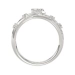 18K WHITE GOLD 1/3CT ROUND DIAMOND LADIES RING - Image 2